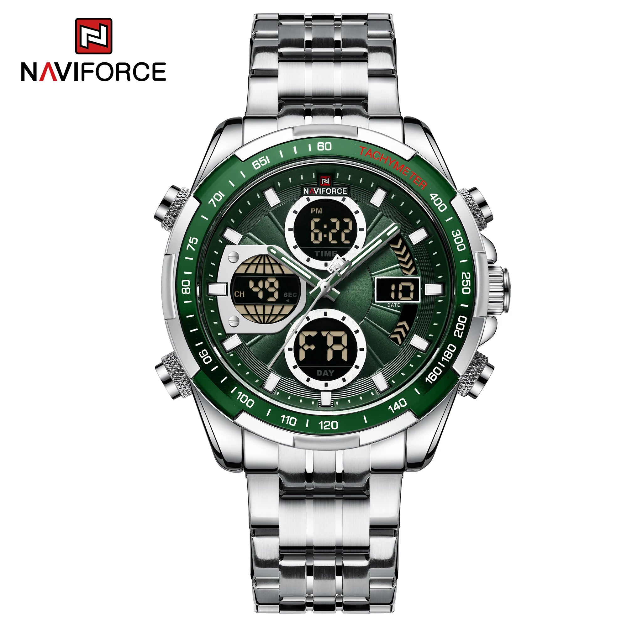 Naviforce NF9197L Luxury | Dark Trim with Dark Brown Band