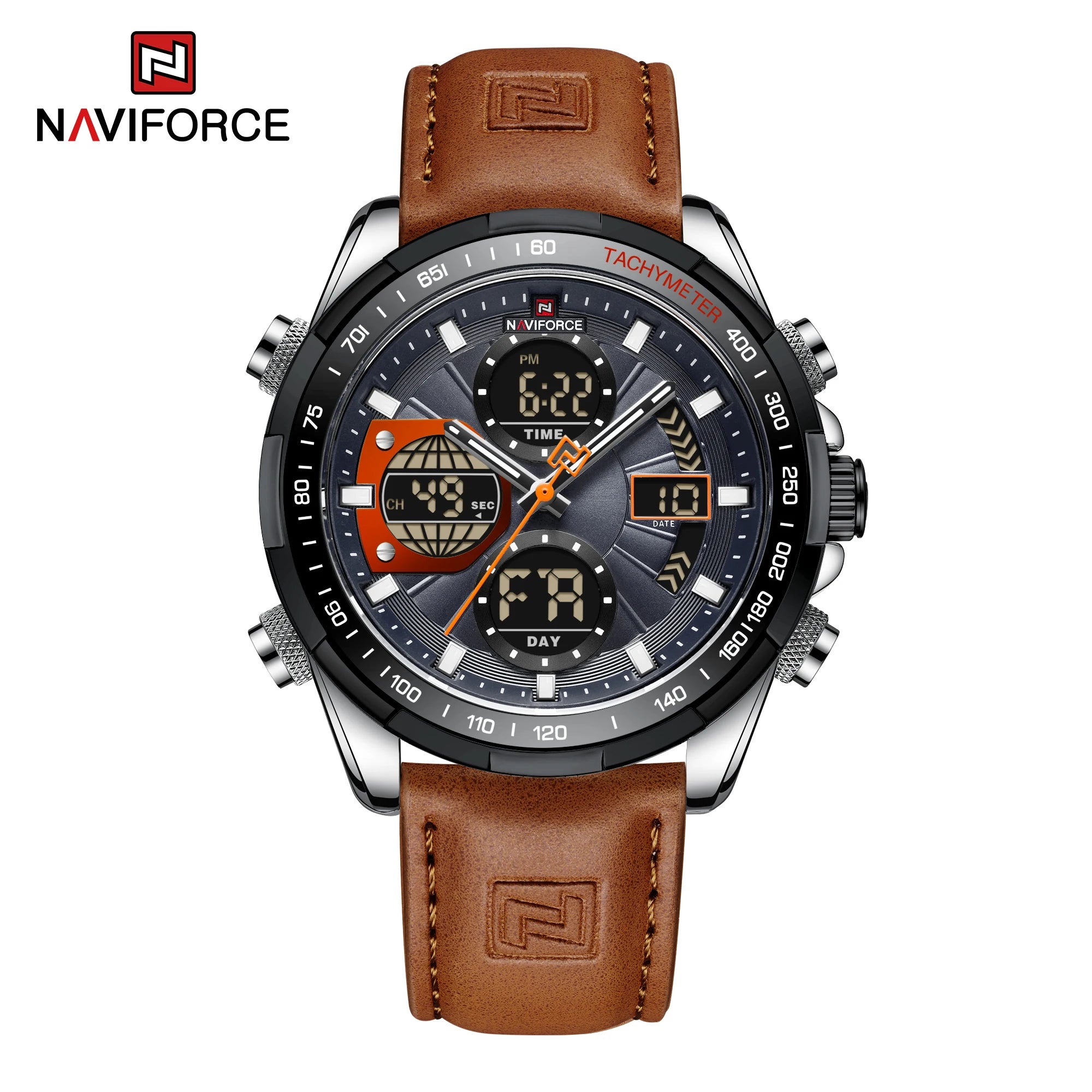 Naviforce NF9197L Luxury | Green Trim with Band or Bracelet