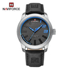 Naviforce NF9202L Sport | Machine Alloy | Blue Leather Strap
