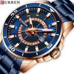 Curren 8359 Squire | Blue Trim | Blue Steel Bracelet