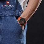 Naviforce NF9202T Sport | Machine Alloy | Multi-Coloured Silicone Strap