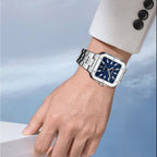 Curren 8479 Heritage | Green Face | Silver Trim and Stainless Steel Band