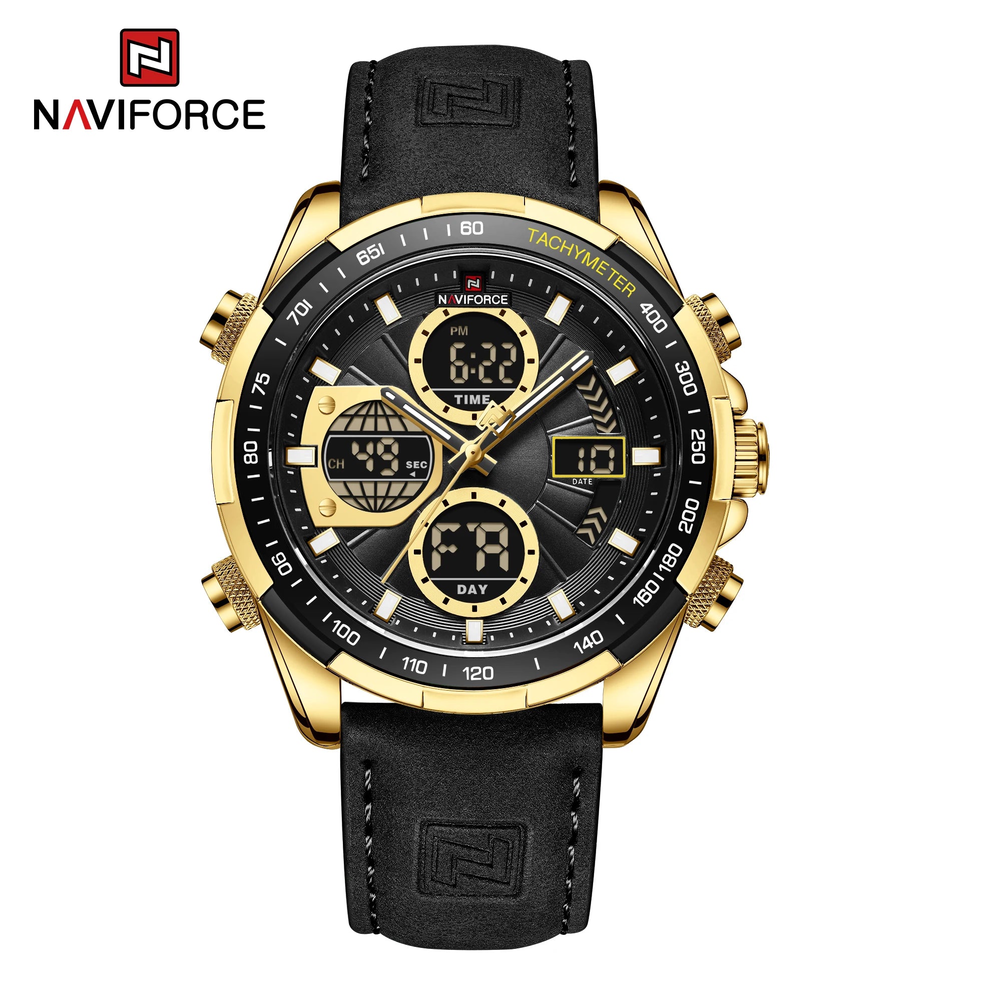 Naviforce NF9197L Luxury | Gold with Bracelet