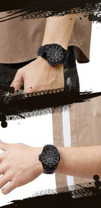 Naviforce NF8023 Sport | Stone Face & Tan PU Leather Strap