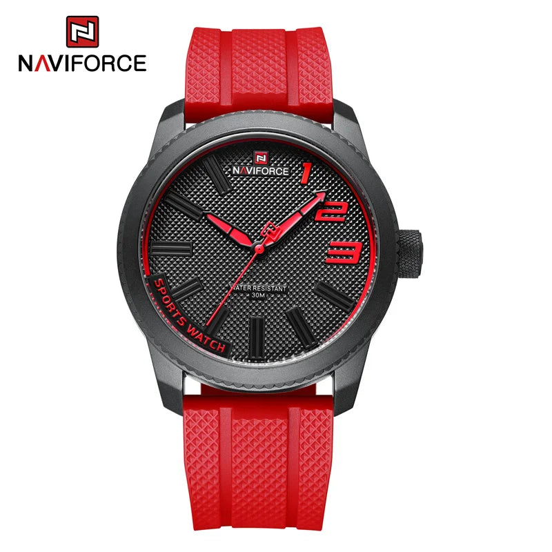 Naviforce NF9202T Sport | Machine Alloy | Multi-Coloured Silicone Strap