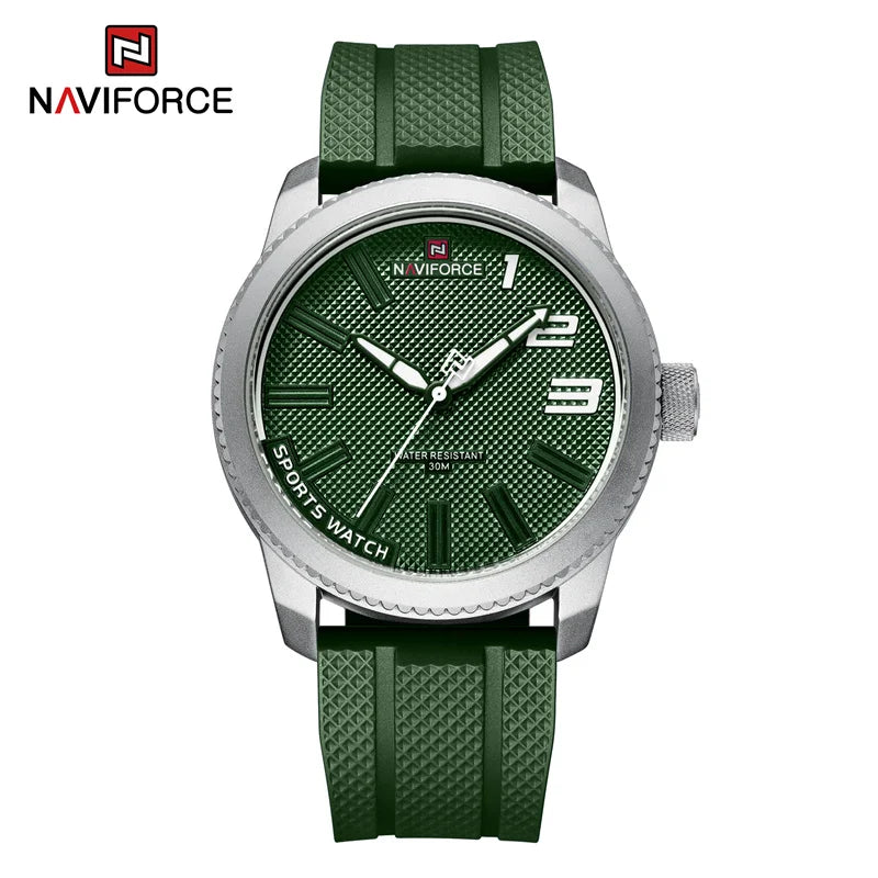 Naviforce NF9202T Sport | Machine Alloy | Multi-Coloured Silicone Strap